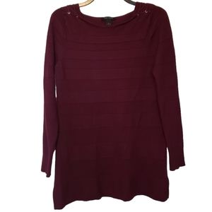 3/$15 White House Black Market Purple Sweater Size Small